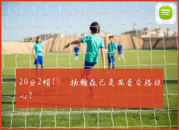 20分2帽！​杨瀚森已是混音合格核心？